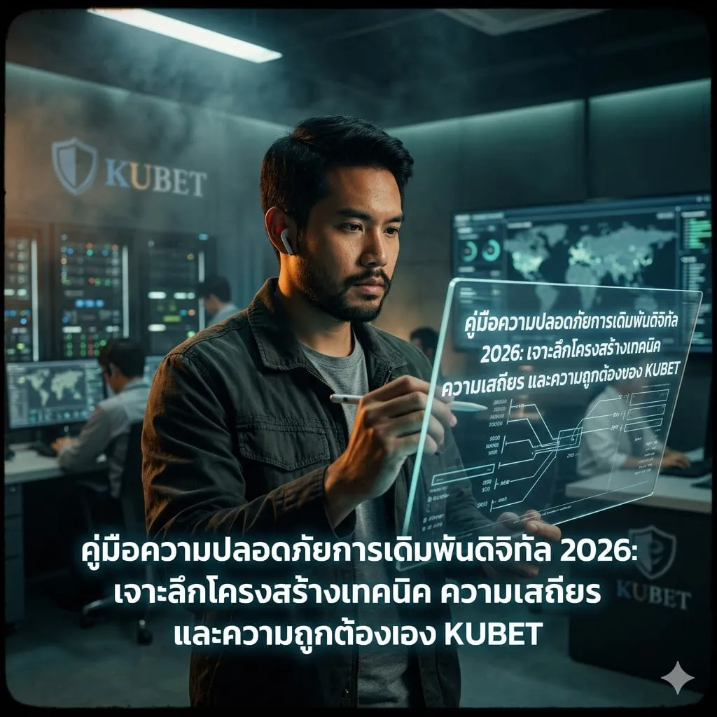 คู่มือความปลอดภัยการเดิมพันดิจิทัล 2026: เจาะลึกโครงสร้างเทคนิค ความเสถียร และความถูกต้องของ KUBET