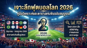 เจาะลึกฟุตบอลโลก 2026: คู่มือวิเคราะห์และตารางแข่งขันฉบับสมบูรณ์